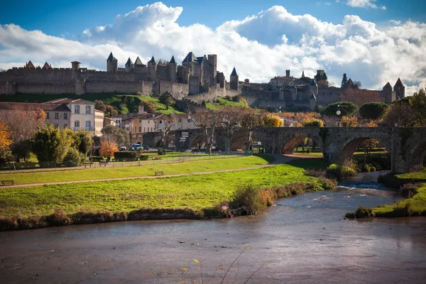 Città fortificata di Carcassonne — Foto Stock