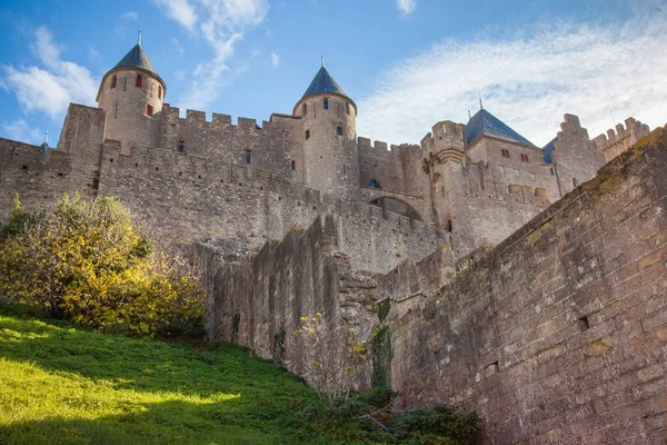 Versterkte stad van Carcassonne — Stockfoto