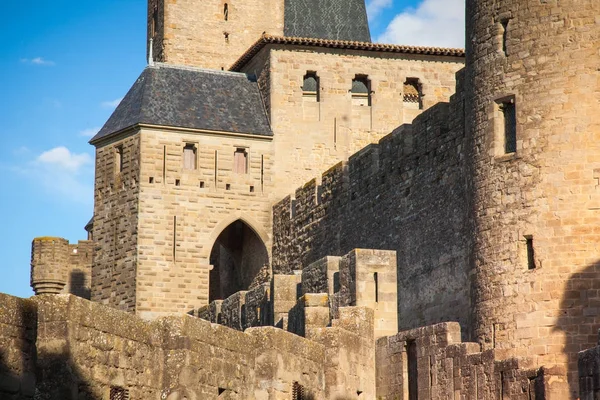Versterkte stad van Carcassonne — Stockfoto