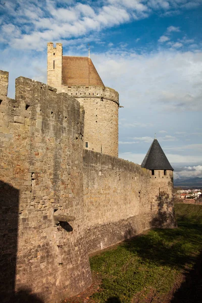 Opevněné město Carcassonne — Stock fotografie