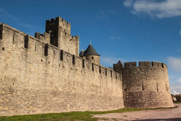 Berikade staden Carcassonne — Stockfoto