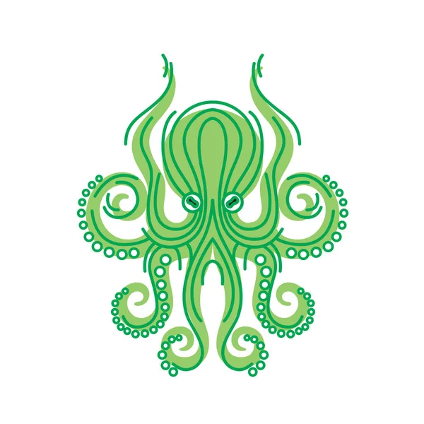 Ilustracja wektorowa Octopus — Wektor stockowy
