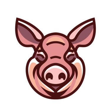 domuz kafası vektör görüntü