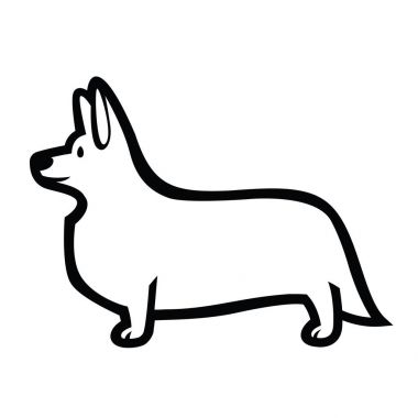 profil köpek Galce Corgi doğurmak ayakta