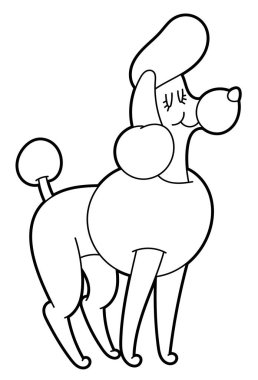 Çizgi film kaniş saç kesimi ile