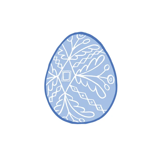 Ornamento popular ovos decorados — Vetor de Stock