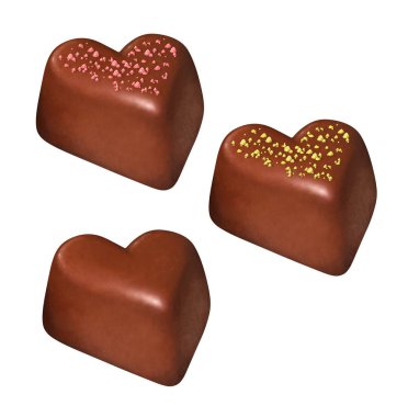 kalp şeklinde şeker