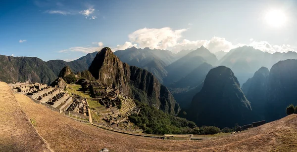 Machu Picchu 'nun Panoramik' i Eylül sabahı çekildi.