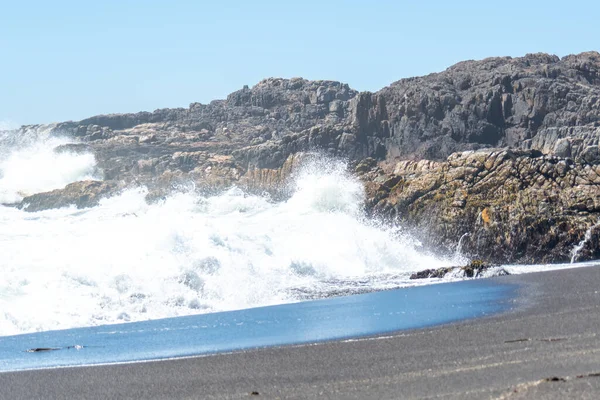 Spiaggia Arcos Calan Situata Cile Sulla Costa Dell Oceano Pacifico — Foto Stock