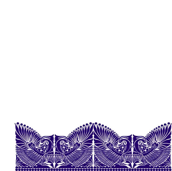 dövme Rus süsleme. folklor süs kuş ile