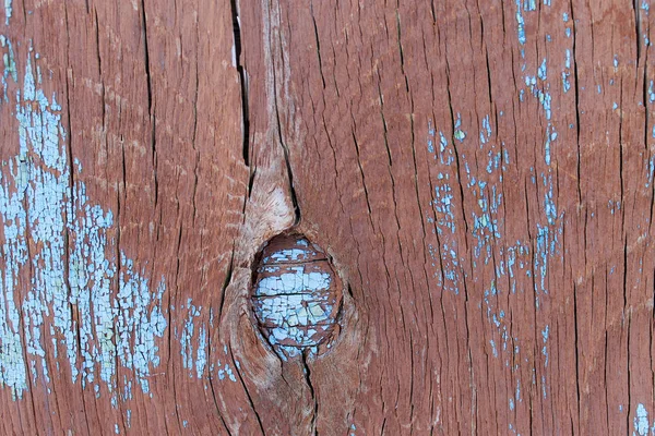 木の上の古いペイントのスクラップの部分の遺骨と古い木製の背景。古い木、ペンキ、塗料を剥離ヴィンテージ背景ボードのテクスチャ。ひびの入った古い青いボード ペイント、ビンテージ、ウー — ストック写真