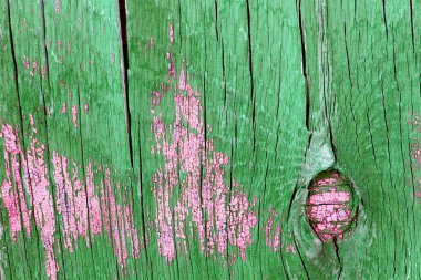 Eski ahşap arka plan ağaç eski boya artıkları parçaları kalıntıları ile. Doku eski ağaç bir kurulu ile boya, antika arka plan boya soyulmuştu. eski mavi kurulu ile kırık boya, vintage, woo