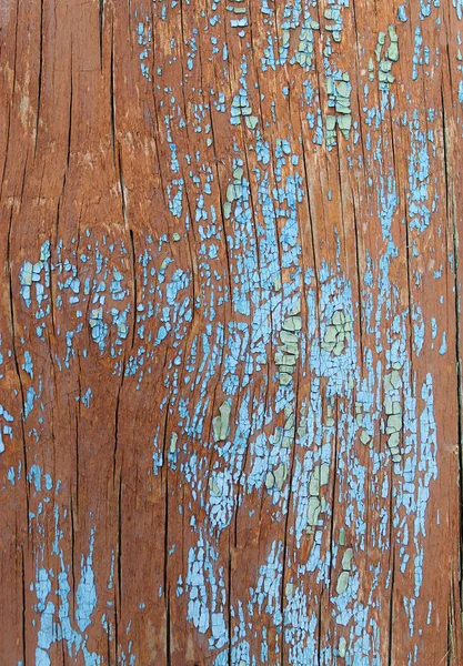 Stare drewniane tła z resztki kawałków resztki starej farby na drewno. Tekstura stare drzewa, płyta z farby, łuszczenie farby tło. stare płyty niebieski z pęknięty woo farby, vintage, — Zdjęcie stockowe