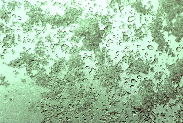 Derretendo Neve Vidro Luva Vidro Rendas Textura Cinza — Fotografia de Stock