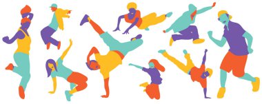 Bir grup genç eğleniyor.