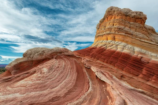 Der Bereich der weißen Tasche auf dem Paria-Plateau im Norden Arizonas, USA — Stockfoto