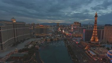 Işıklı Las Vegas gece 