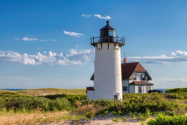 Cape Cod beach and Race Point lighthouse, Provincetown, Massachusetts, USA