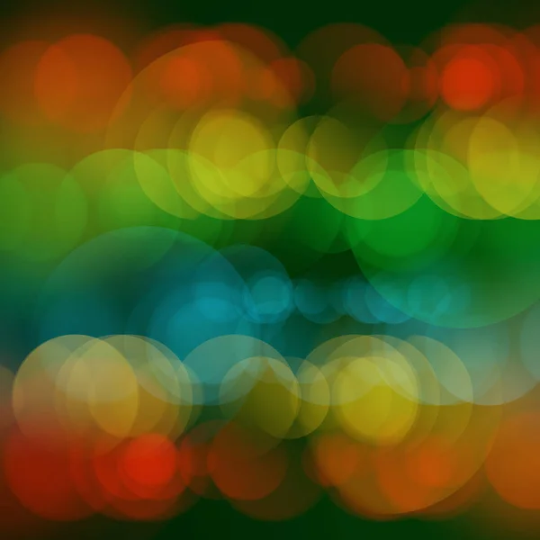 Fond de Noël coloré avec des lumières. Illustration vectorielle abstraite Fond décoratif pour carte de vœux de vacances — Image vectorielle
