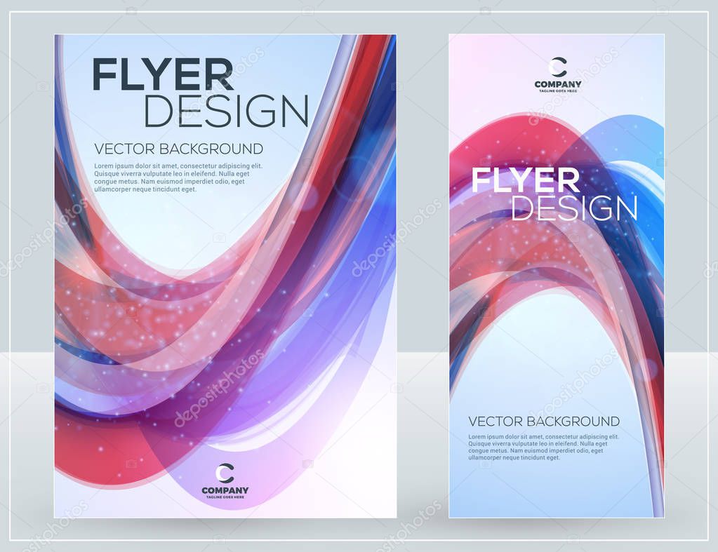 Vector business brochures cover or banner design templates. Abstract background. Vector illustration