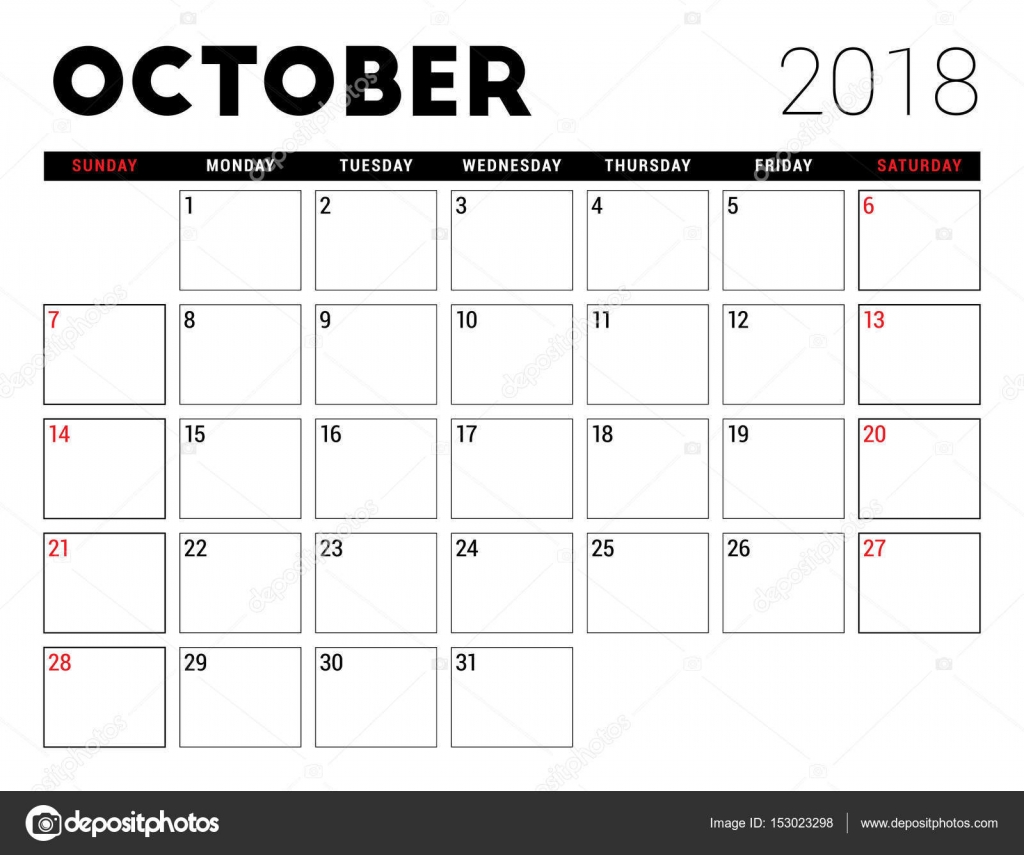 printable-calendar-for-october-2018-planner-design-template-week