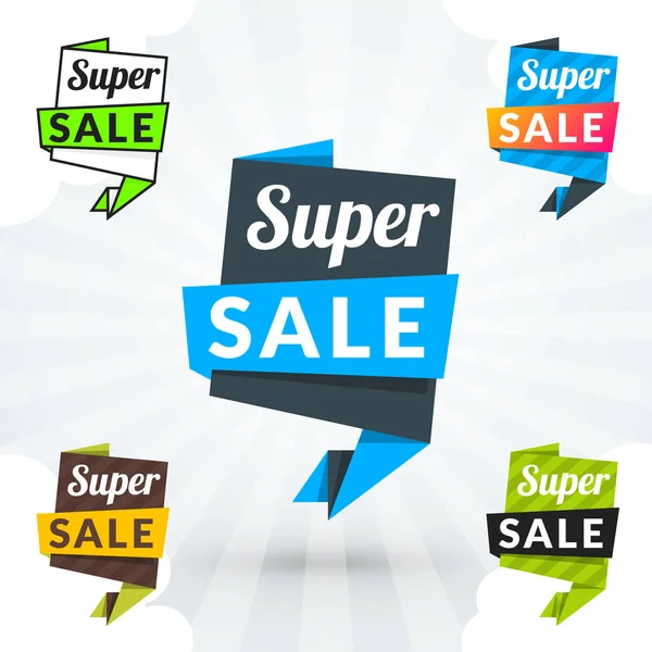 Yaratıcı promosyon afiş, Etiketler, etiket kümesi. Vektör çizim