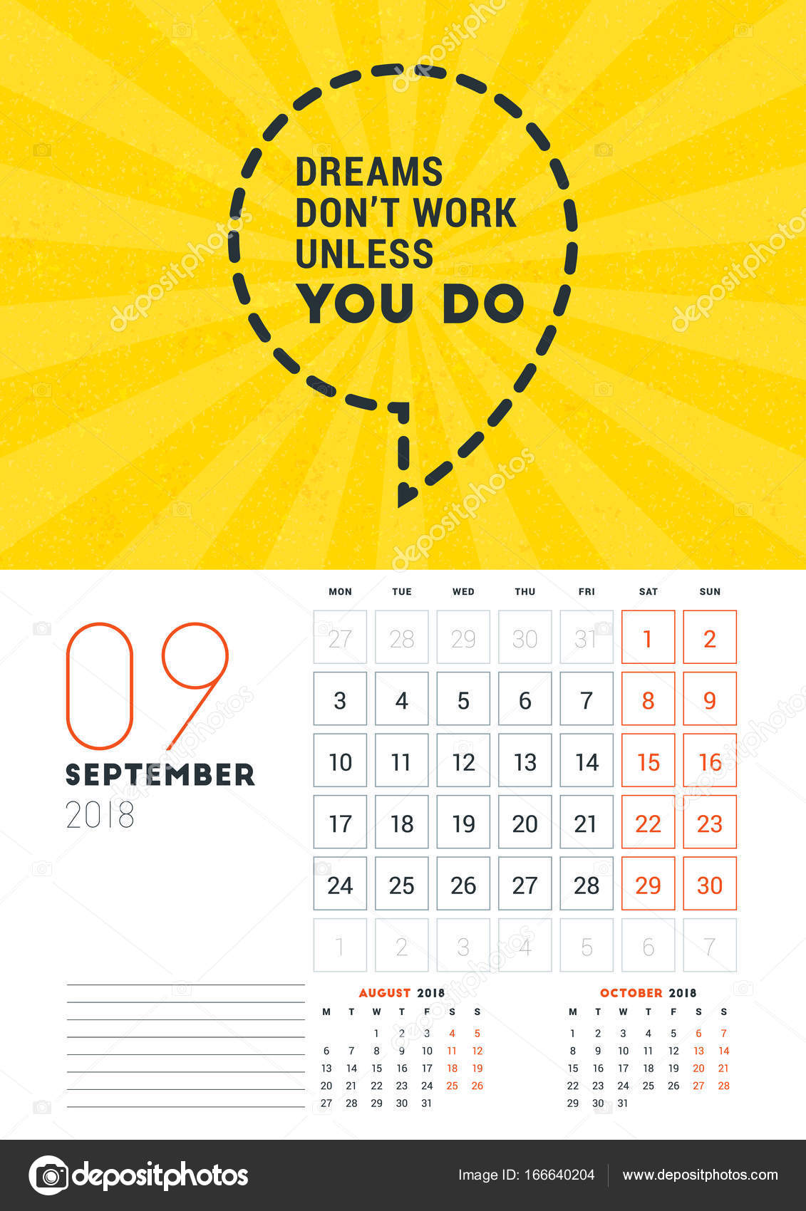 calendar template 2018 17
