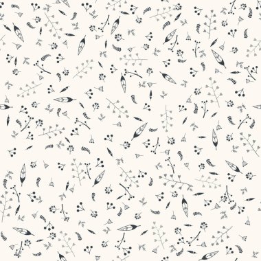 Şirin sorunsuz çiçek desenli. Bahar ya da yaz vektör arka plan