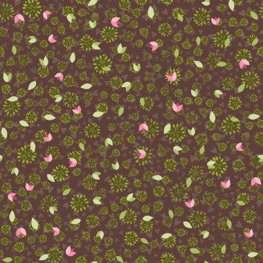 Sorunsuz bahar çiçek desenli. Davetiye, tebrik kartı, duvar kağıdı ve Tekstil için vektör arka plan