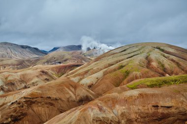 Valley National Park Landmannalaugar, Iceland clipart