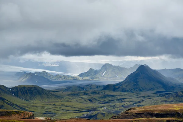在冰岛徒步旅行 — 图库照片