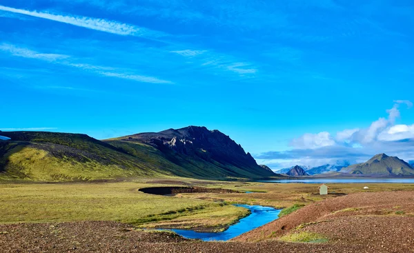 Trekking in Island — Stockfoto