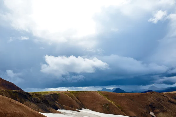 Trekking in Island — Stockfoto