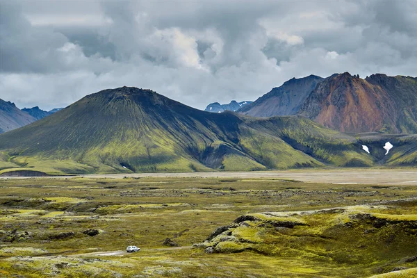 Vadisi Milli Parkı Landmannalaugar, İzlanda — Stok fotoğraf