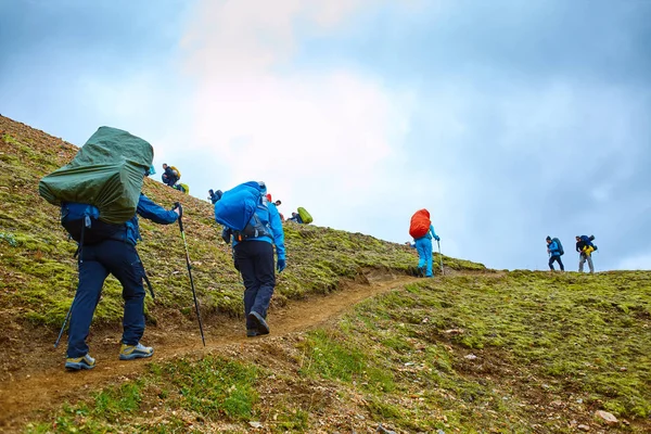 Randonneurs en montagne — Photo