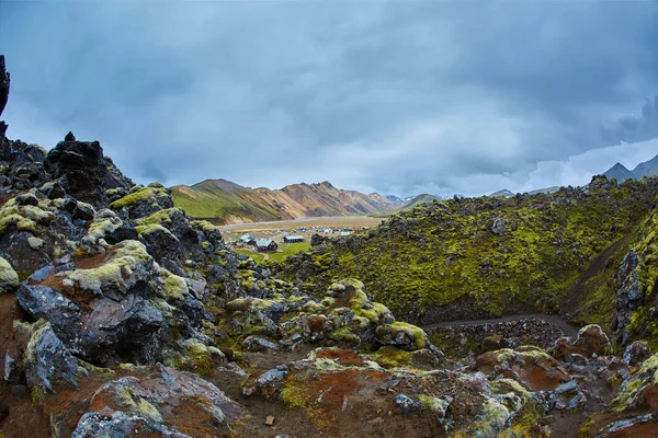 Valley National Park vid Landmannalaugar på Island — Stockfoto