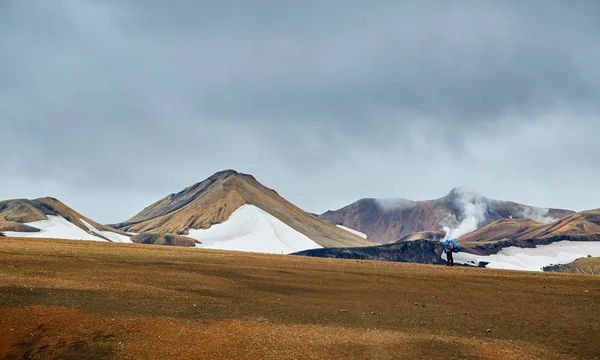 Valley National Park Landmannalaugar, Island — Stock fotografie