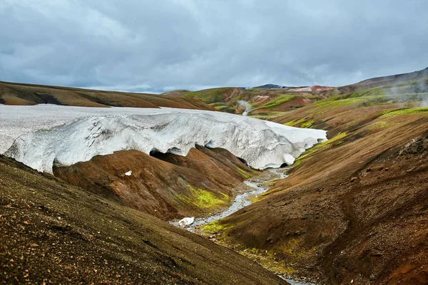 谷国家公园 Landmannalaugar，冰岛 — 图库照片