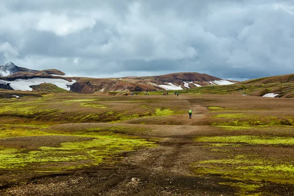 谷国家公园 Landmannalaugar，冰岛 — 图库照片