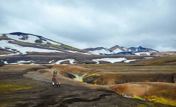 Valley National Park Landmannalaugar, Island — Stock fotografie