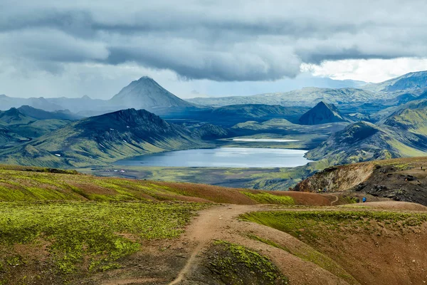 Κοιλάδα του εθνικού πάρκου Landmannalaugar, Ισλανδία — Φωτογραφία Αρχείου