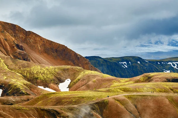 Valley nationalpark landmannalaugar, island — Stockfoto