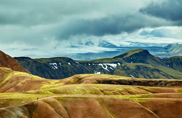Landmannalaugar, Izland Valley National Park — Stock Fotó