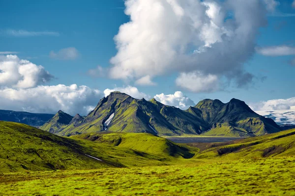 İzlanda da trekking — Stok fotoğraf