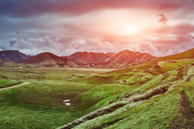 Vadisi Milli Parkı Landmannalaugar, İzlanda