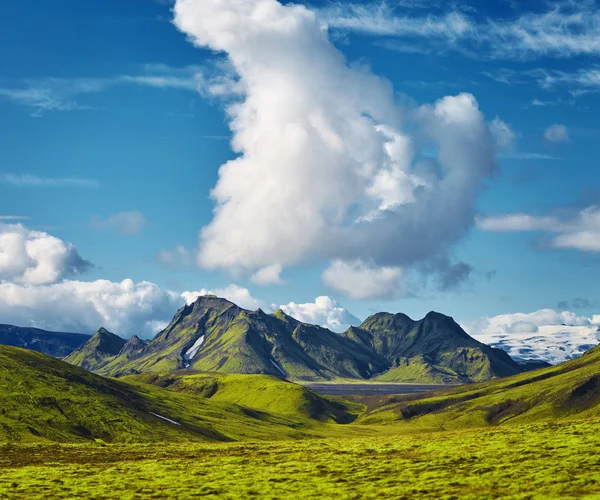 Landmannalaugar, Izland Valley National Park — Stock Fotó