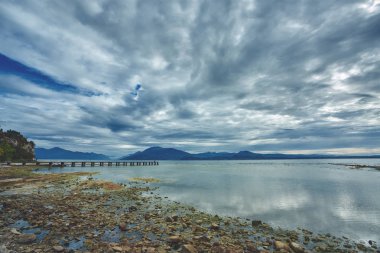 göl ve deniz araçları için küçük iskele