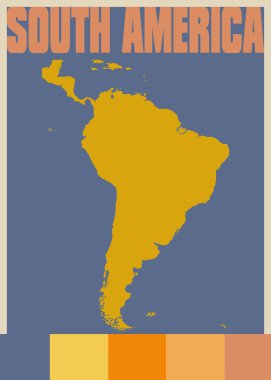 Poster tasarımı Güney Amerika