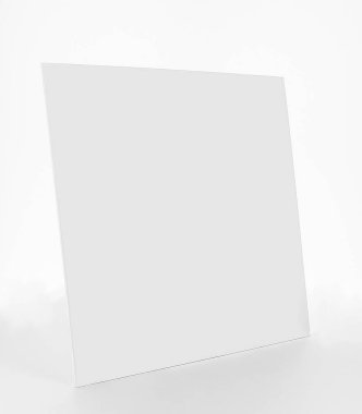 Ön reklam için boş şablon görüntüsü, model