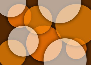 Arkaplan çizimi turuncu gölgeli parti